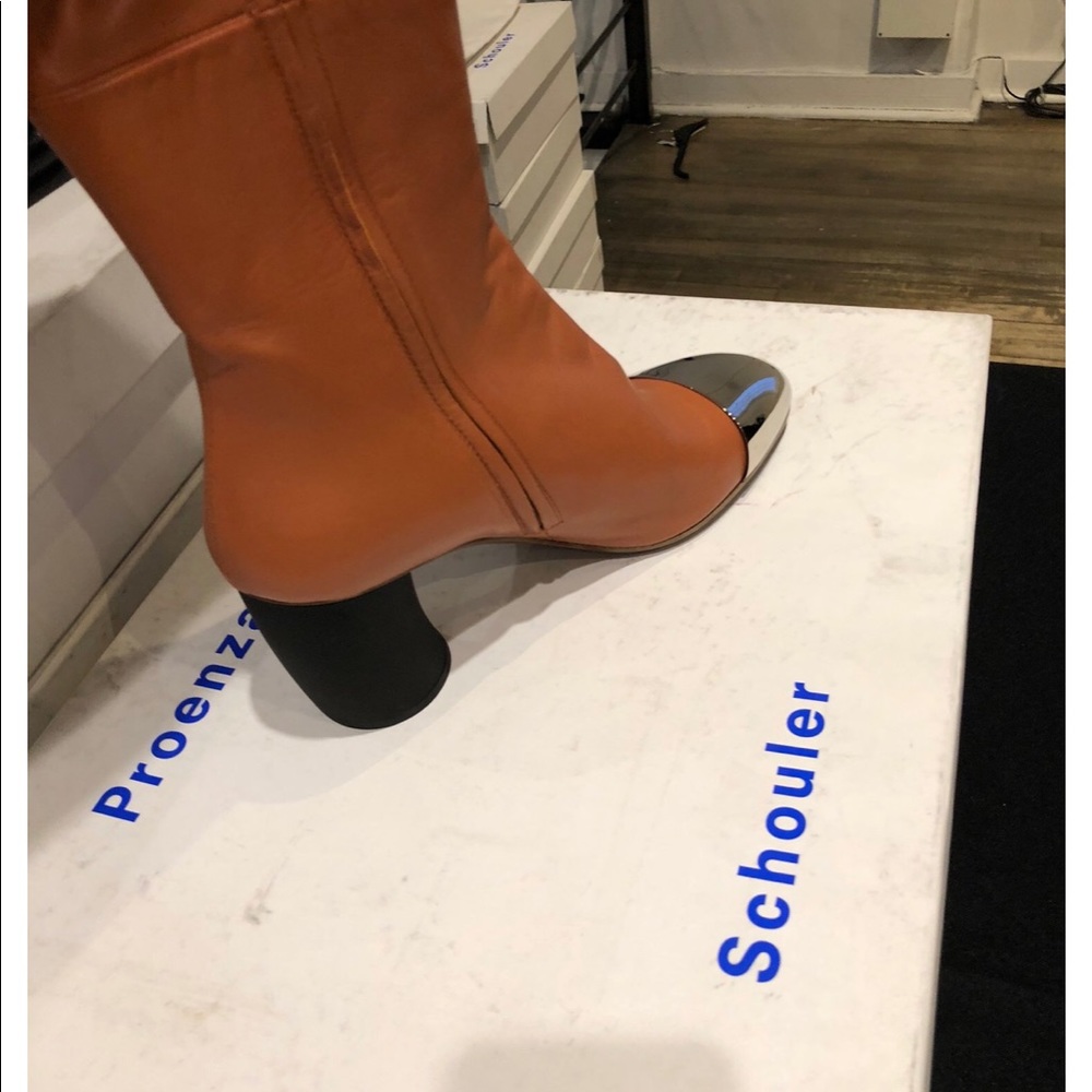 PROENZA SCHOULER BROWN OVER THE KNEE BOOTS Eur 40 - Picture 4 of 7